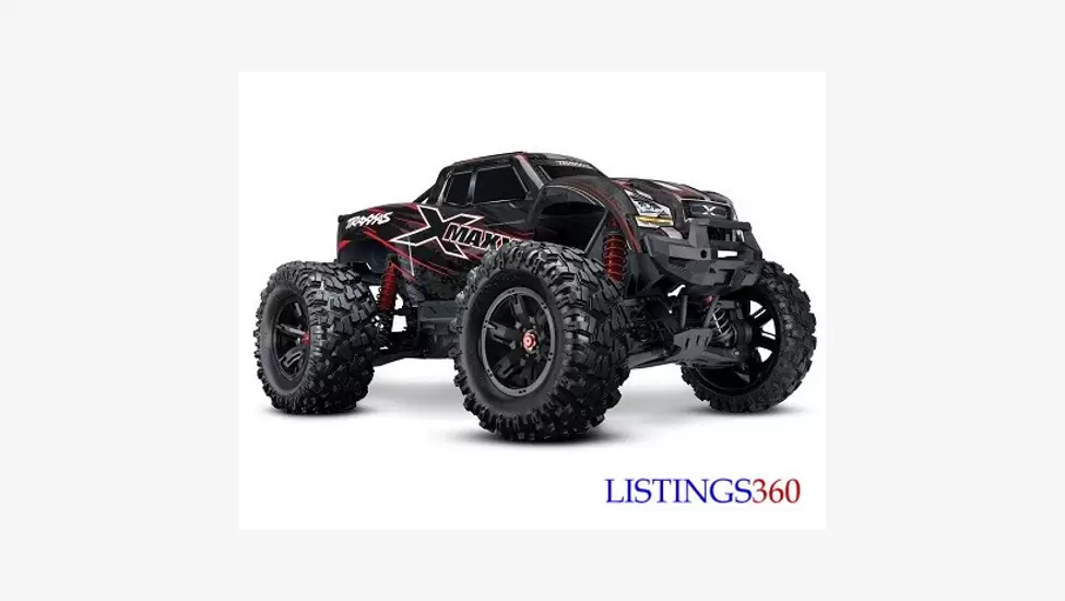 0₨47 Traxxas Xmaxx 6s/8s Brushless Monster Truck With Remote and 8s Power Up Kit