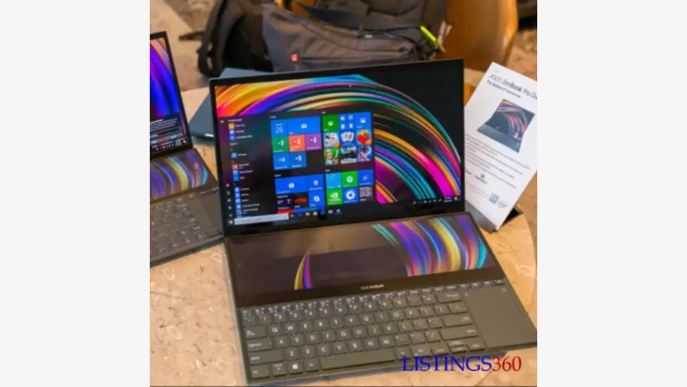 0₨79 As-us Zenbook Pro Duo UX581 i9-9980H/RTX 2060 15.6 inch OLED 4K UHD NanoEdge touchscren Laptop